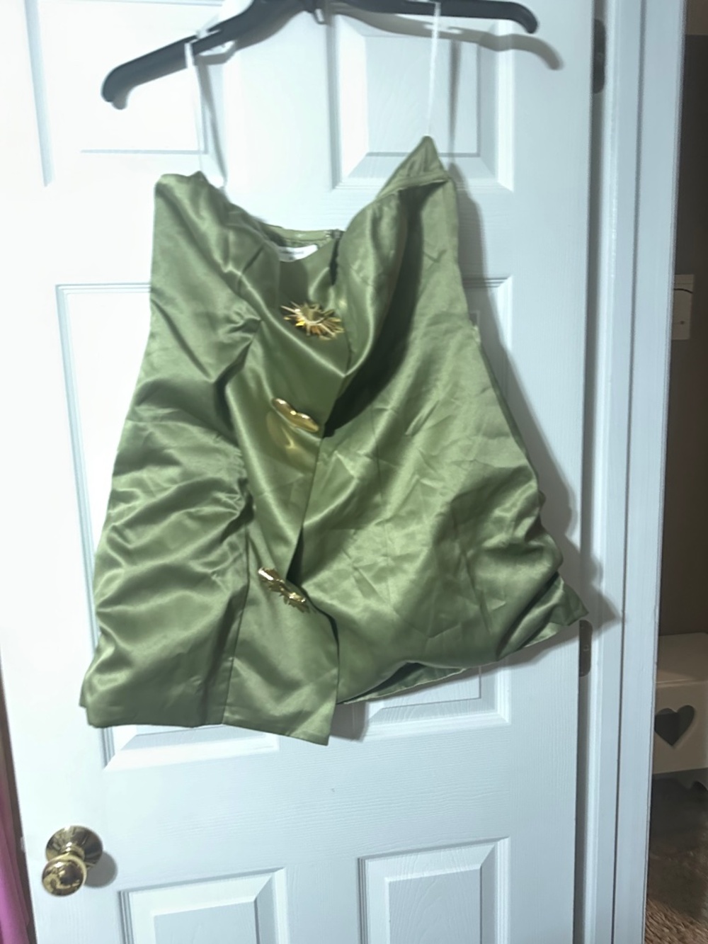 Satin Strapless Dress